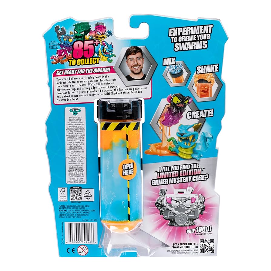 MrBeast Lab Swarms 第二弾　新品未開封　11セット　激レア Amazon.co.jp: MrBeast Lab Swarmsラボパック : おもちゃ